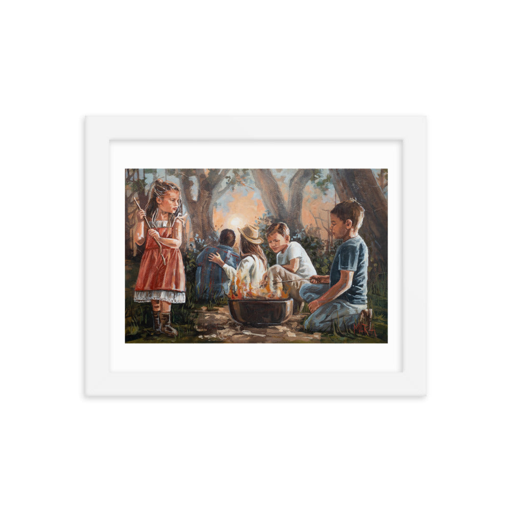 Smores and fireflies | Paper Prints