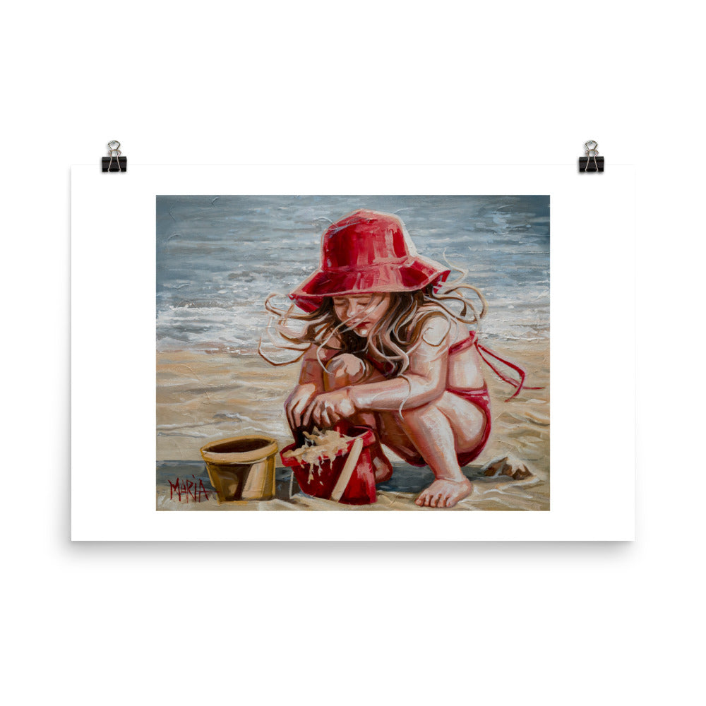 Girl in Red | Paper Prints