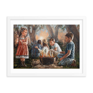 Smores and fireflies | Paper Prints