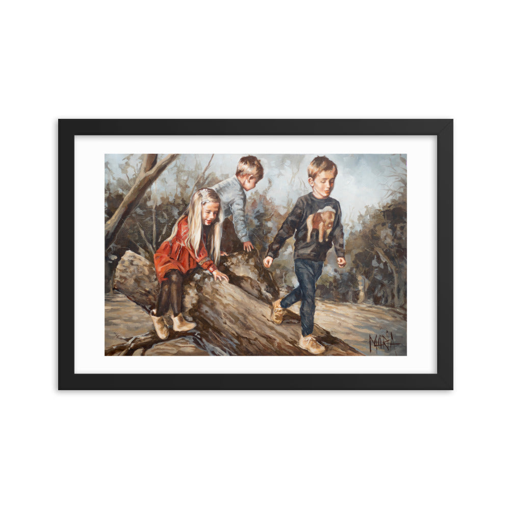 On the tree trunk | Paper Prints